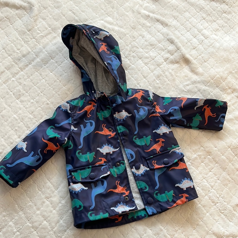 12m boys Dino Raincoat